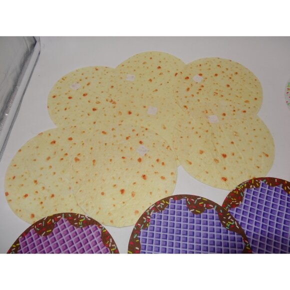 Cutetitos Plush Stuffed Animals Wraps Blankets Only Lot of 11 Replacement Pieces - Picture 2 of 7